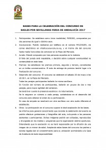 BASES CONCURSO SEVILLANAS